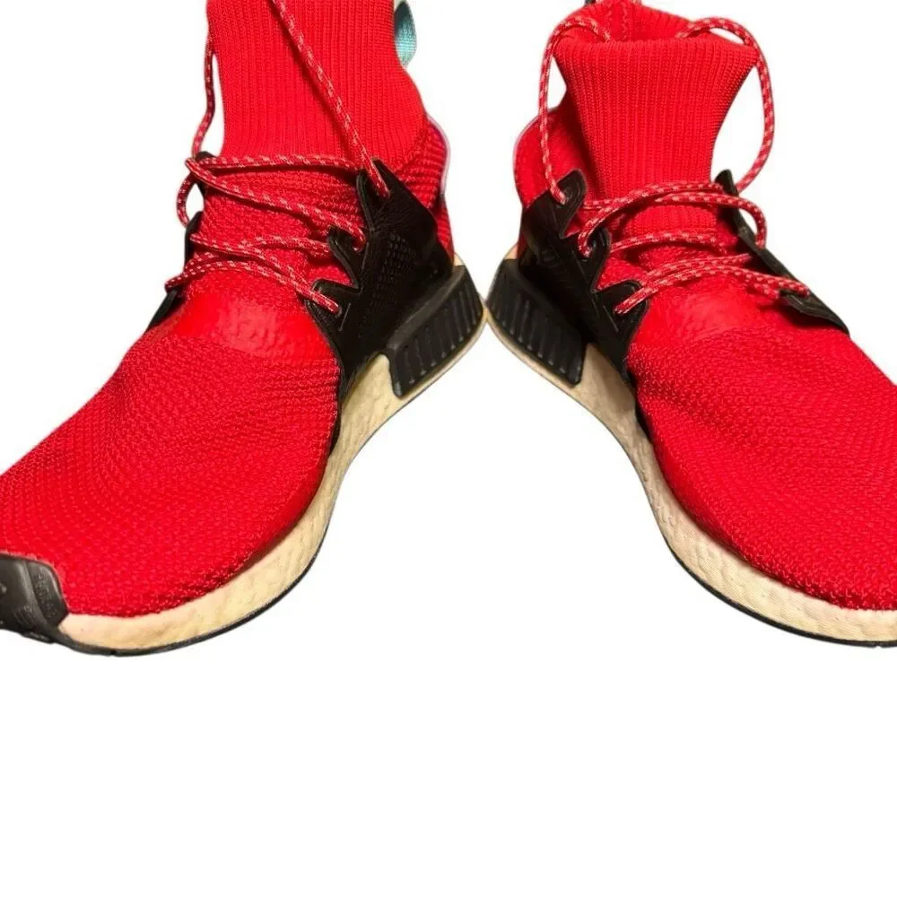 Adidas NMD - XR1 Winter BZ0632 Scarlet Red Black Lavender White size 10.5 Runnin